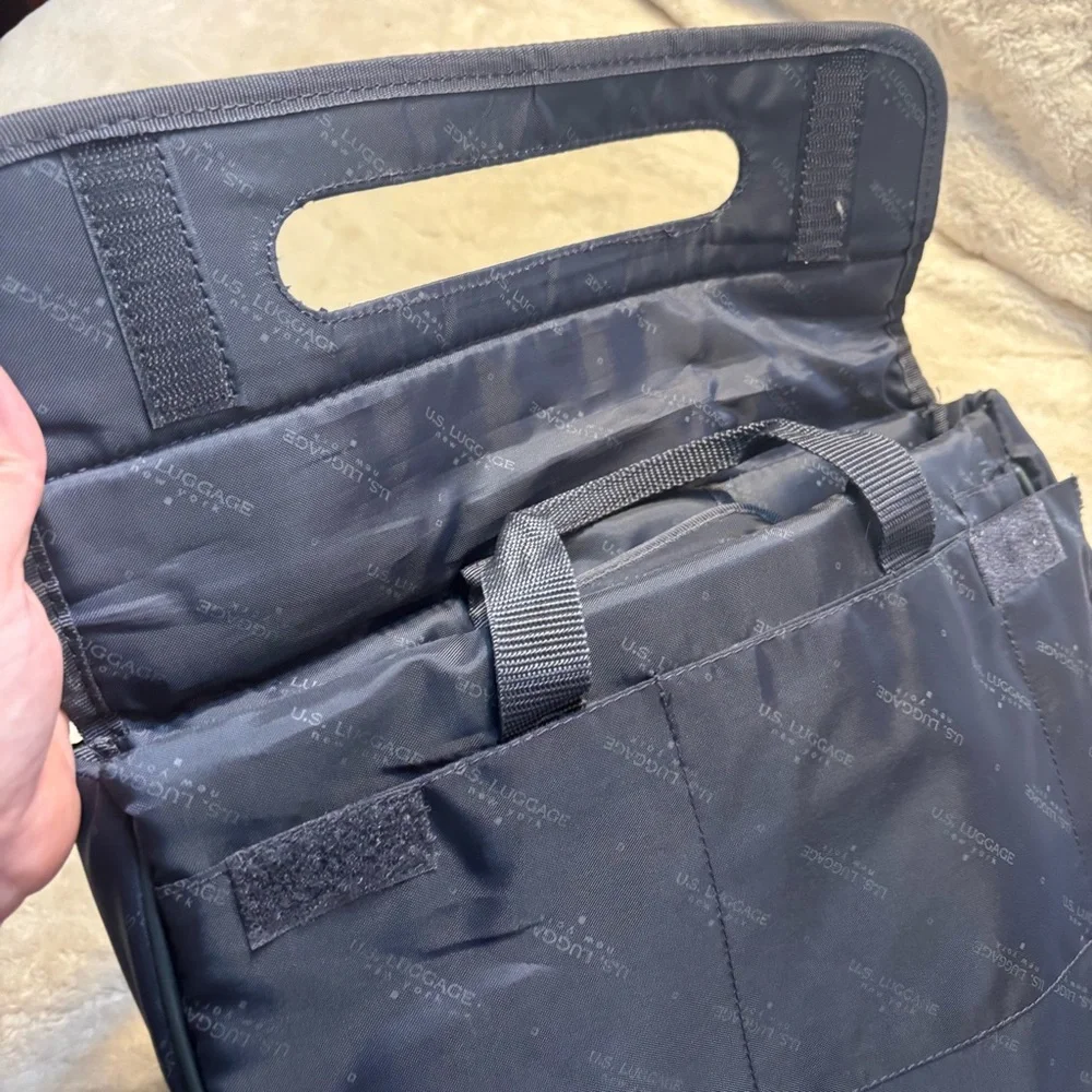 Travel Laptop Bag U.S. Luggage New York Navy Unisex Padded Nylon